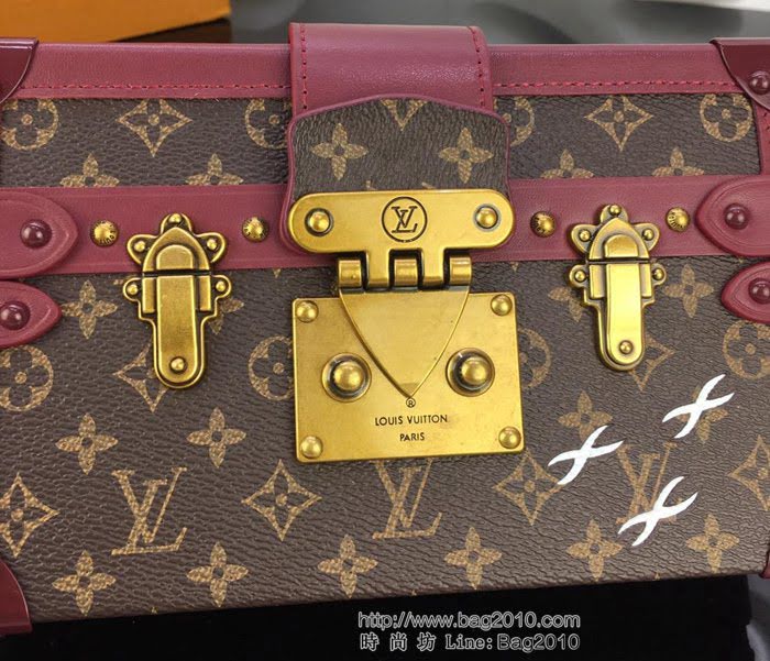 路易威登LV 頂級原單 M50388 Petite Malle Monogram 手袋 全天候手提包 精品小號包袋  YDH2416